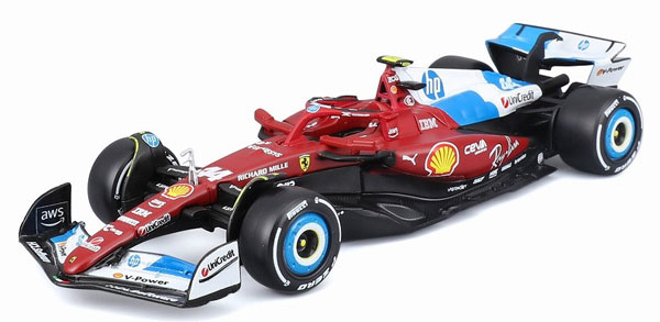 Bburago 1/43 Ferrari SF-25 Miami GP 2025 No.44 L. Hamilton Window Box 画像 1