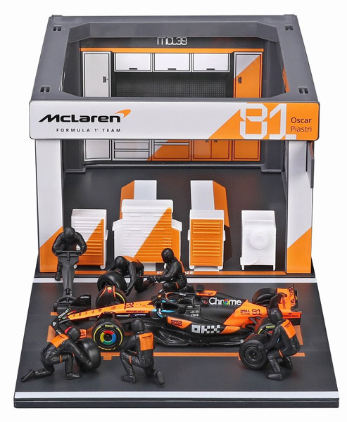 Bburago 1/43 McLaren F1 Team PIT PASS Set MCL39 No.81 O. Piastri 画像 1