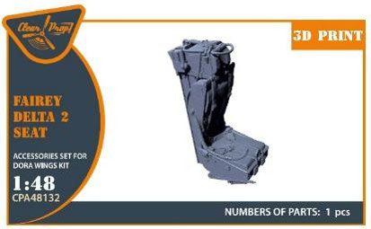Clear Prop! 1/48 Fairey Delta 2 Ejection Seat (For Dorawings) 이미지 1