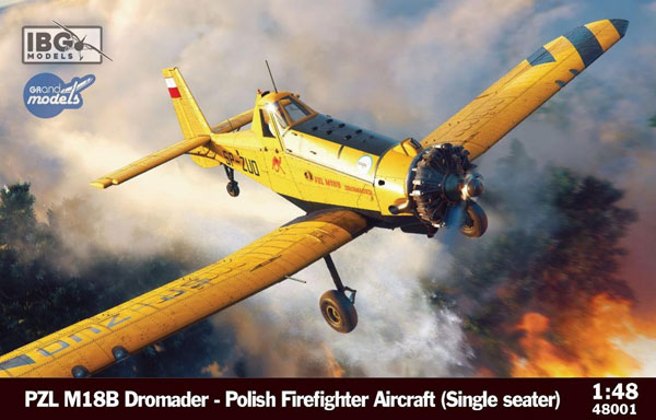 IBG 1/48 PZL M18B Dromader Polish Firefighter Aircraft Plastic Model