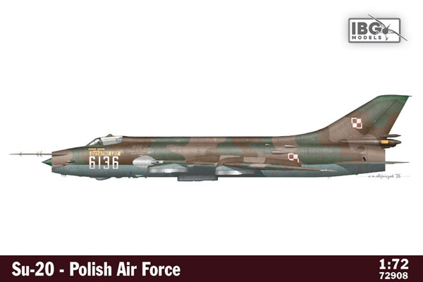 IBG 1/72 Su-20 กองทัพอากาศโปแลนด์ Limited Edition โมเดลพลาสติก รูปภาพ 1
