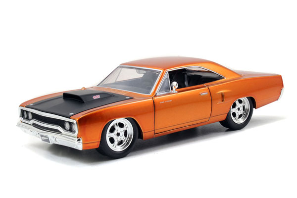 Jada Toys 1/24 F&F Plymouth Road Runner Orange (Dom's)