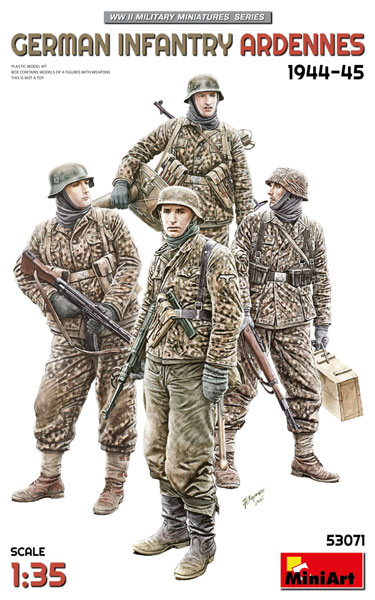 1/35 German Infantry Ardennes 1944-45 Plastic Model