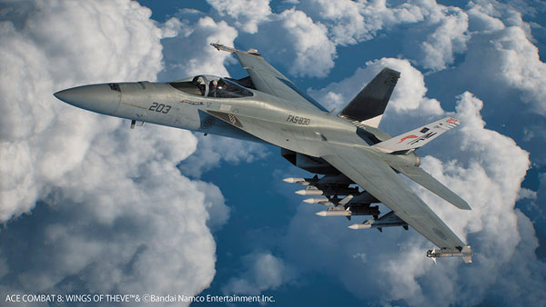 1/72 "ACE COMBAT 8: WINGS OF THEVE" F/A-18E Super Hornet "Joker Flight" Plastic Model