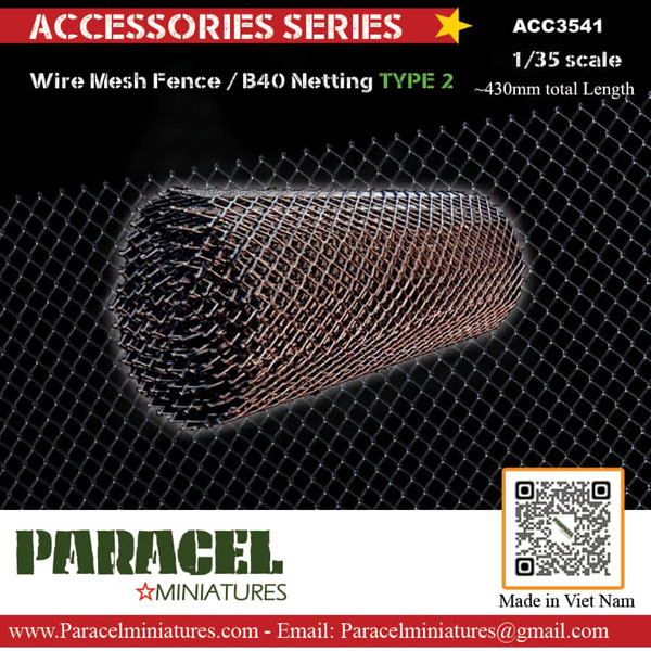 1/35 Regular Wire Mesh Fence / B40 Netting Type 2