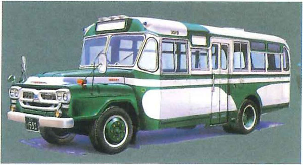 1/32 BONNET BUS BXD-30(千曲バス仕様)素人組立品 AmiAmi [Character & Hobby Shop] | 1/32 Bonnet Bus Series No.6