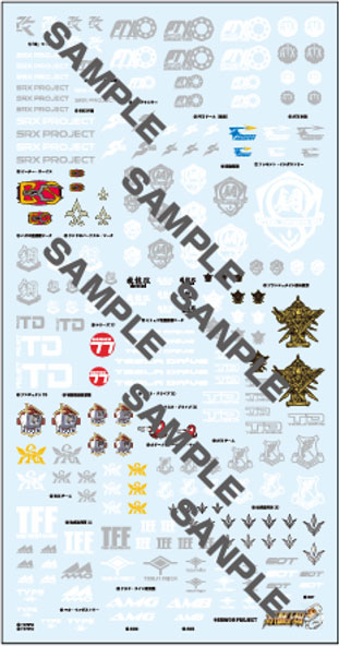 DC-26 MG Decals Super Robot Wars OG