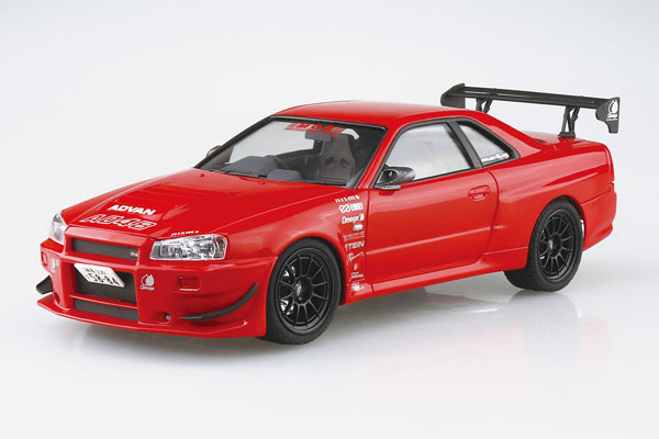 The Tuned Car No.71 1/24 MCR BNR34 Skyline GT-R '02 (Nissan) Plastic Model