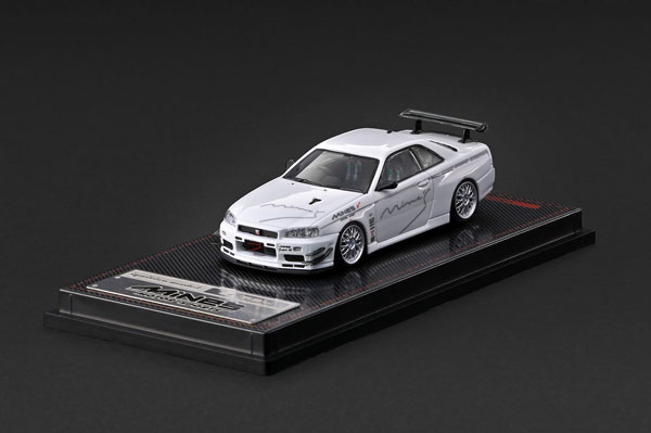1/64 Nissan Skyline GT-R Mine's (R34) White