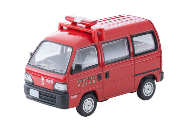 Tomica Limited Vintage LV-N387a Honda Acty Van Inspection Guidance Vehicle (Chichibu Fire Station)