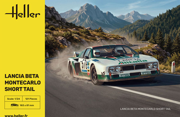 1/24 Lancia Beta Monte Carlo Gr.5 Short Tail Plastic Model