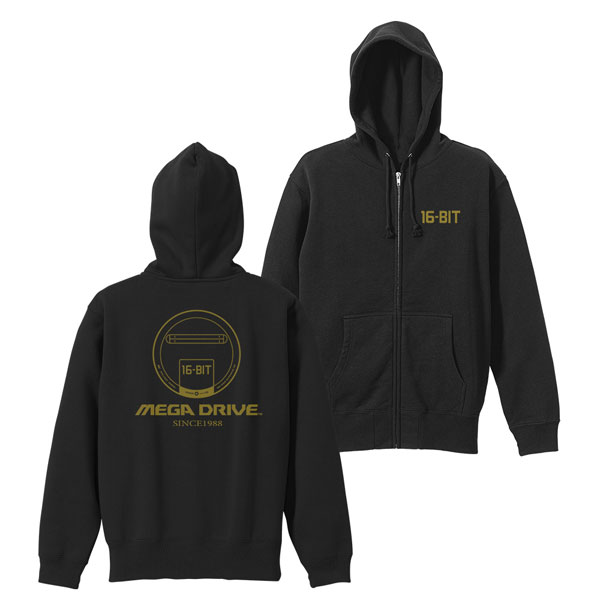 Megadrive 16BIT Zip Hoodie /BLACK-L