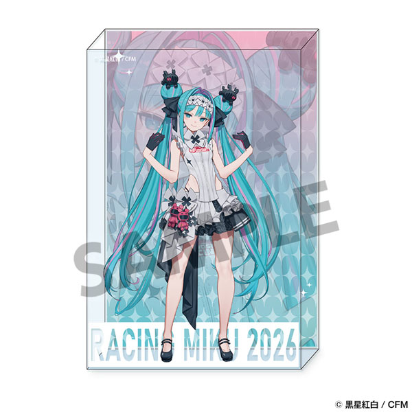 Racing Miku 2026 Cafe Ver. Acrylic Block