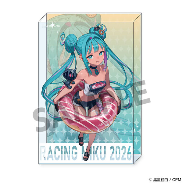 Racing Miku 2026 Rd.3 SEPANG Cheering Ver. Acrylic Block