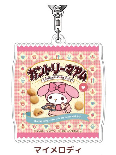 Acrylic Keychain COUNTRY MA'AM x Sanrio Characters 02 My Melody