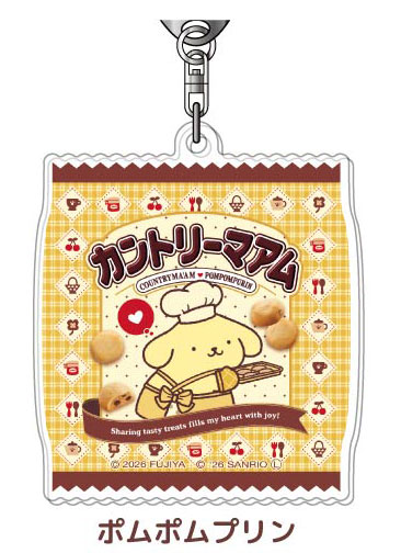 Acrylic Keychain COUNTRY MA'AM x Sanrio Characters 04 Pom Pom Purin