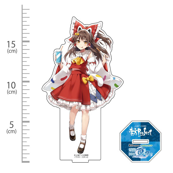 Touhou Project Reimu Hakurei Acrylic Figure Yomiuri Land Ver. illust: Eretto