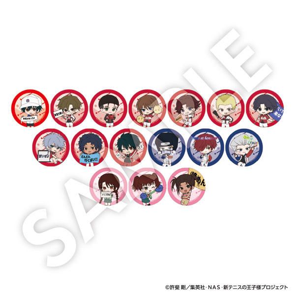 The New Prince of Tennis Furefriends Tin Badge Vol.9 16Pack BOX