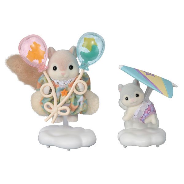 Sylvanian Families Flying Squirrel Siblings -Osora no Sanpo Set-