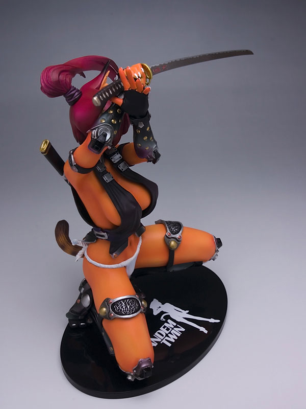 Statue TANDEM TWIN ANIMAL GIRLS LYNX - Ryokugyoku - Yamato - Occasion Comme Neuve