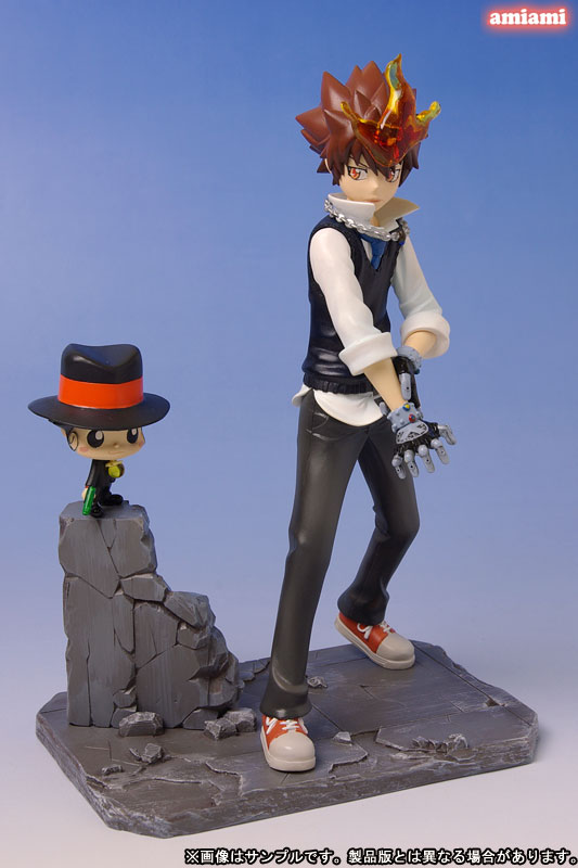 Hitman Reborn - Tsuna, Reborn, and Natsu 1/6 Scale Statue - Spec