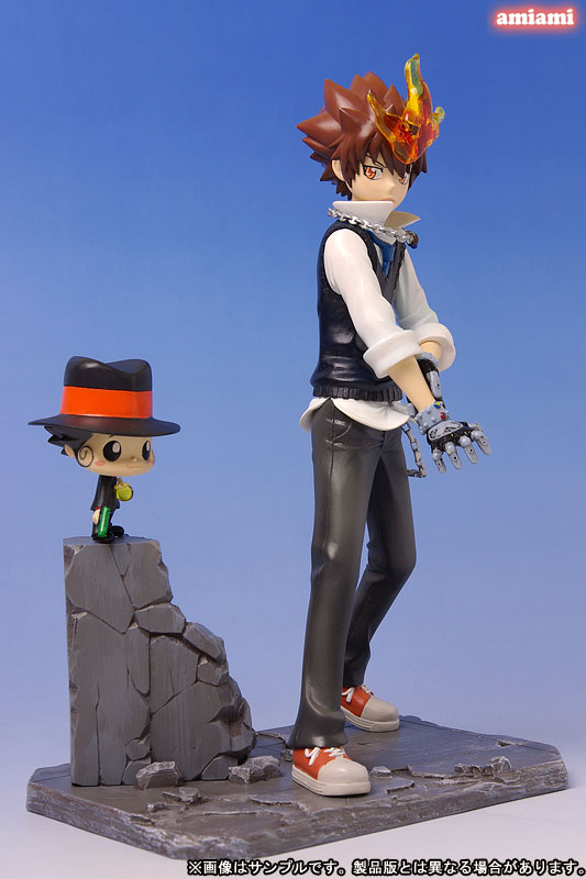 Hitman Reborn - Tsuna, Reborn, and Natsu 1/6 Scale Statue - Spec