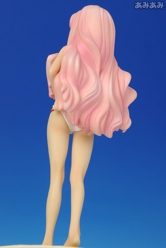 Figurine The Familiar Of Zero - Louise En Maillot (version Noire) 1/10 - Wave Corporation, Neuve