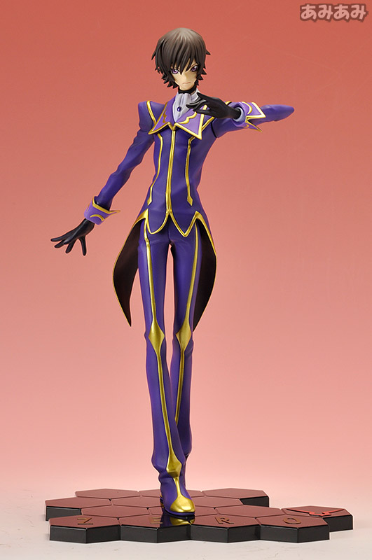 Figurine Code Geass Lelouch Zero 1/8 - PVC - MegaHouse - Occasion