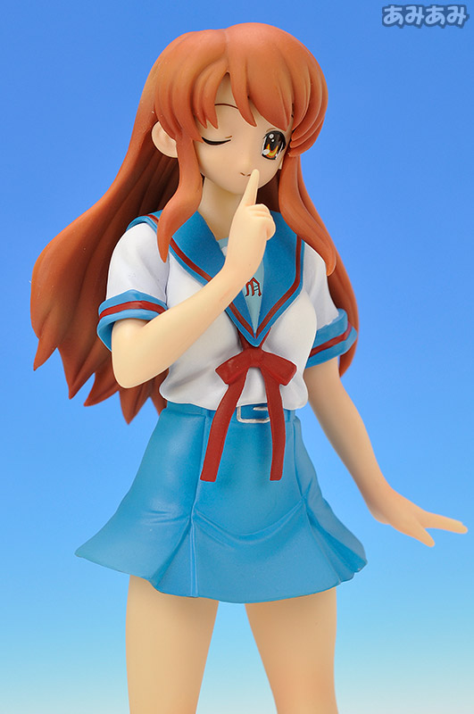 AmiAmi [Character & Hobby Shop]  The Melancholy of Haruhi Suzumiya - Mikuru  Asahina Uniform Ver. 1/10 Complete Figure(Released)