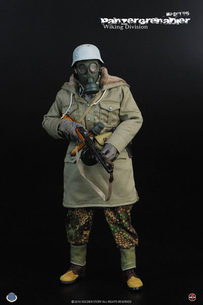 1/6　フィギュア　Panzer Division Frundsberg German 10th SS Panzer Division Frundsberg Cal-Tek - Machinegun