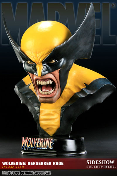 AmiAmi [Character & Hobby Shop] | Marvel 1/1 Life-size Bust: Wolverine  (Berserker Rage)(Released)(Single Shipment)