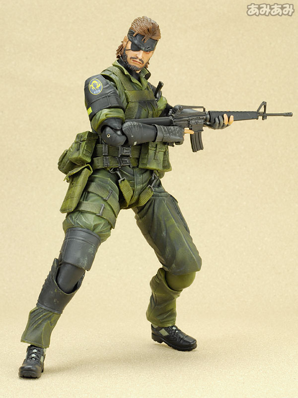 ミリタリー L GEAR SOLID SNAKE Jungle Ver. Play Arts Kai Snake Jungle Fatigues Ver Figure METAL GEAR
