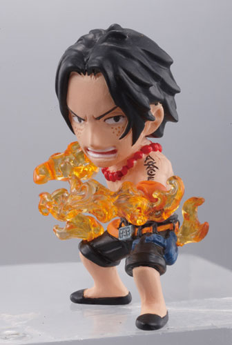 Figure One Piece World Collectable - Burst - Portgas D. Ace em