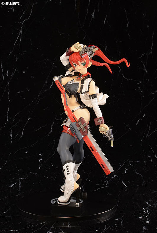 AmiAmi [Character & Hobby Shop] | Hyper Nurse - Commander Erika-chan Red  Ver. 1/6 Complete Figure(Released)