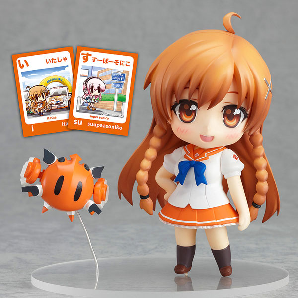 File:Mirai Suenaga with summer school uniform and K-on character