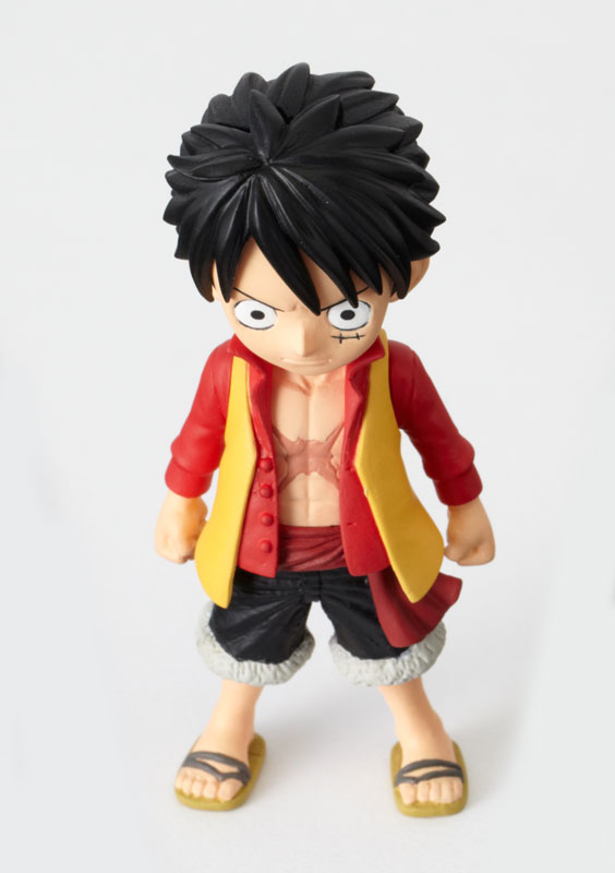 9 PCS/SET Anime DXF One Piece Film Gold Characters with White Cloth Luffy  Figure Collection Toys