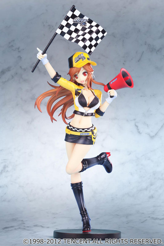 『QQ飛車』のキャラクター「オレンジ」美品 1/8スケール フィギュア　開封品 AmiAmi [Character & Hobby Shop] | QQ飞车小橘子1/8 完成品手办(已发售)