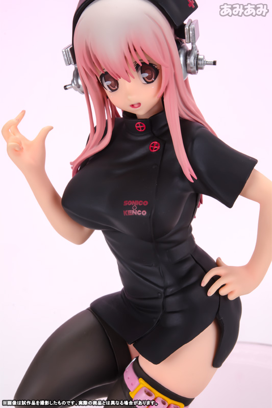 Super Sonico on sale Black Nurse Version 1/7th Scale Anime Figure Nitroplus Orchidseed