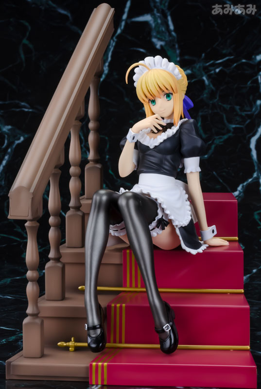 AmiAmi [Character u0026 Hobby Shop] | Fate/stay night hollow ataraxia - Saber  -Mousou Maid Ver.- 1/7 Complete Figure(Released)