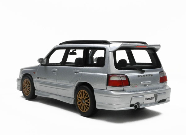 AmiAmi [Character & Hobby Shop] | Hi-Story 1/43 SUBARU Forester S/tb-STi  (2000) Arctic Silver Metallic(Released)