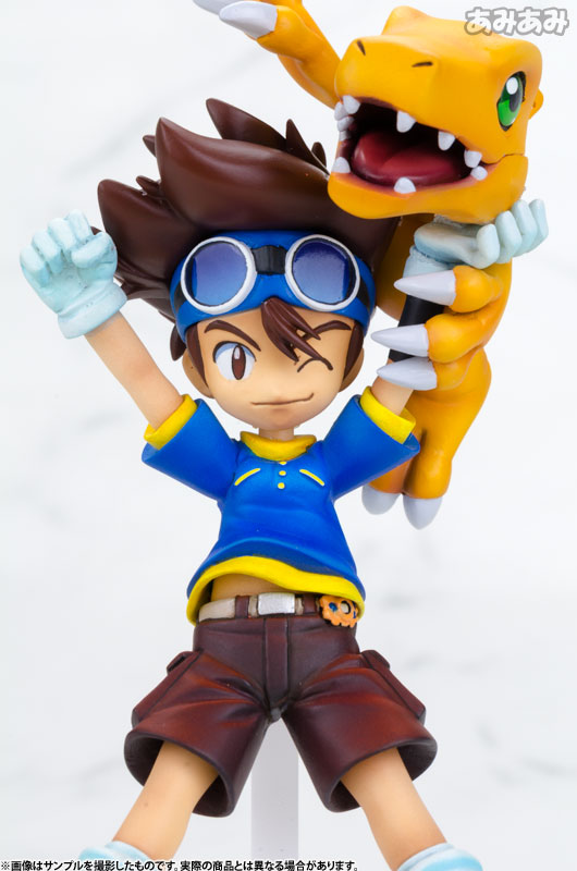 FIGURE DIGIMON ADVENTURE - TAICHI KAMIYA E AGUMON - G.E.M. SERIES