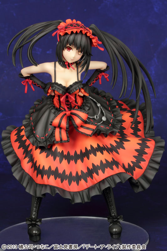 20cm Date A Live Anime Figure Black Dress Casual Wear Kurumi