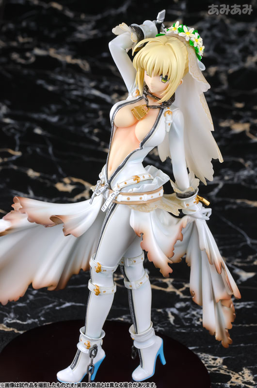 Fate Grand Order Fate Extra CC Saber Nero Claudius Bride Cosplay Costume