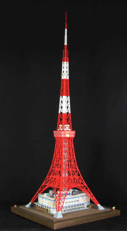 AmiAmi [Character & Hobby Shop] | Wooden Structured Model 1/350 Tokyo  Tower(Released)