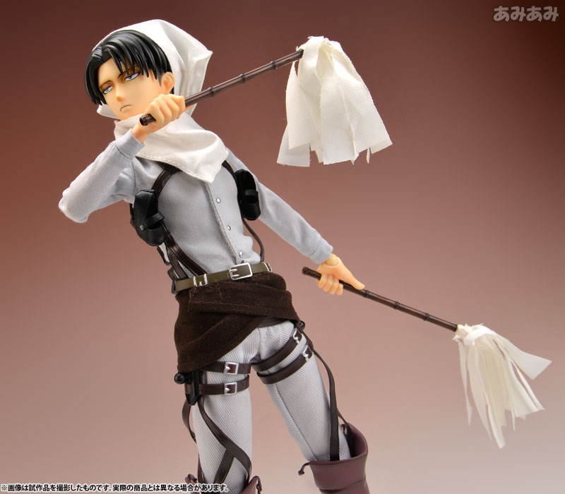 MedicomToy REAL ACTION HEROES No.697 Attack on Titan Levi (Suit Ver.)  Action Figure, Figures & Plastic Kits