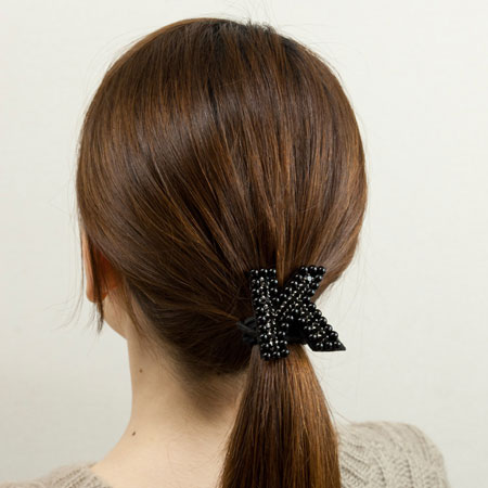 AmiAmi [Character & Hobby Shop] | K - Pearl & Gem Hair Tie: Black 