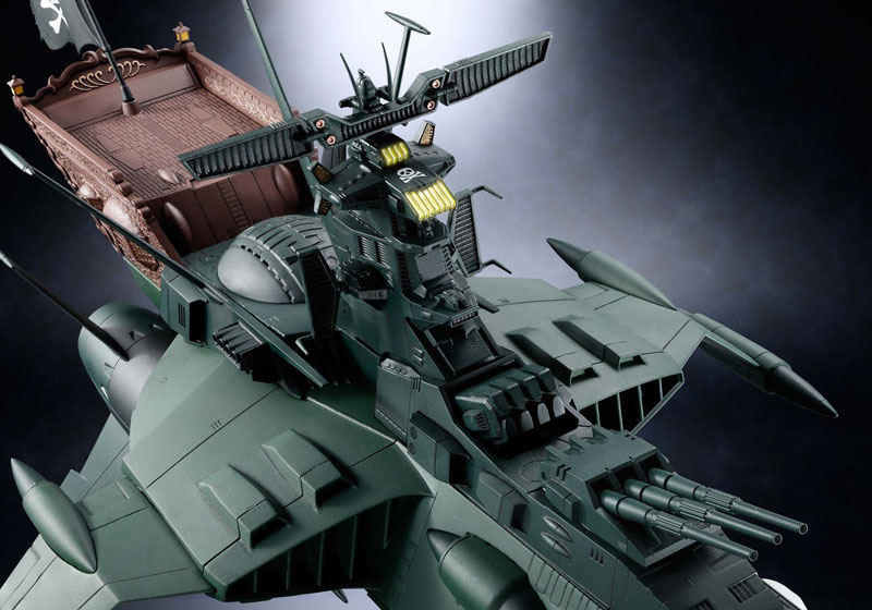 CAPTAIN HERLOCK SPACE PIRATEアルカディア S.O.C. GX-67 Space Pirate Battleship Arcadia: Many Official