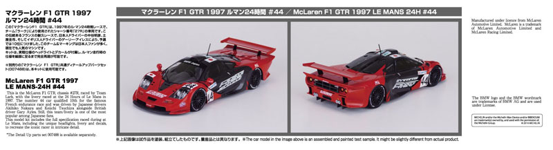 AmiAmi [Character & Hobby Shop] | 1/24 Super Car No.13 McLaren F1 