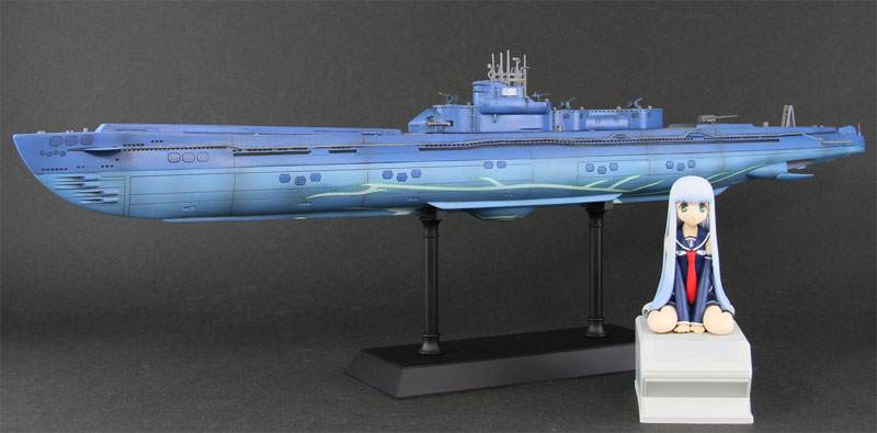 AmiAmi [Character & Hobby Shop] | PairDot 1/350 Arpeggio of Blue Steel: Ars  Nova Submarine I-401 with Iona Pre-painted Complete Model(Released)