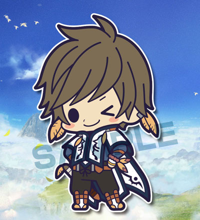 Tales of Zestiria the X Chibi Character Trading Rubber Strap Set